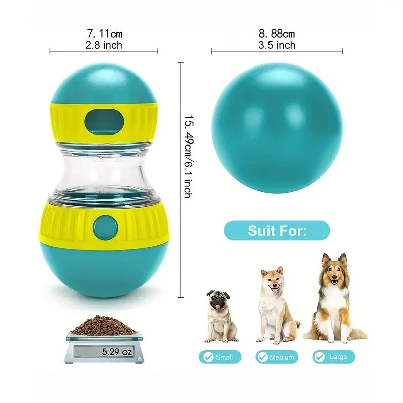 Wobble treat dispenser dimensions