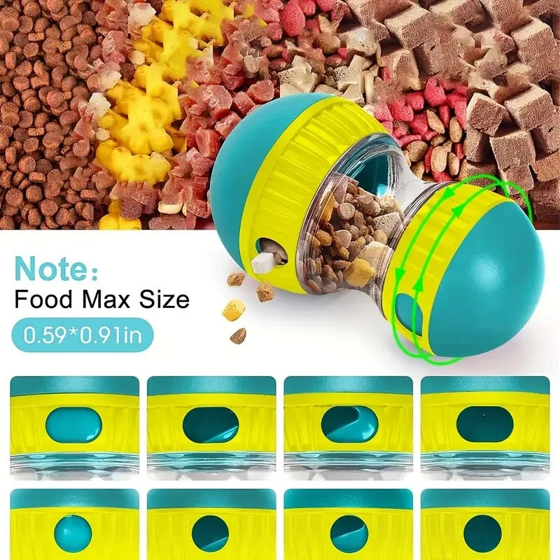 Maximum treat size for the wobble dispenser