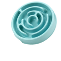 Blue round maze slow feeder bowl