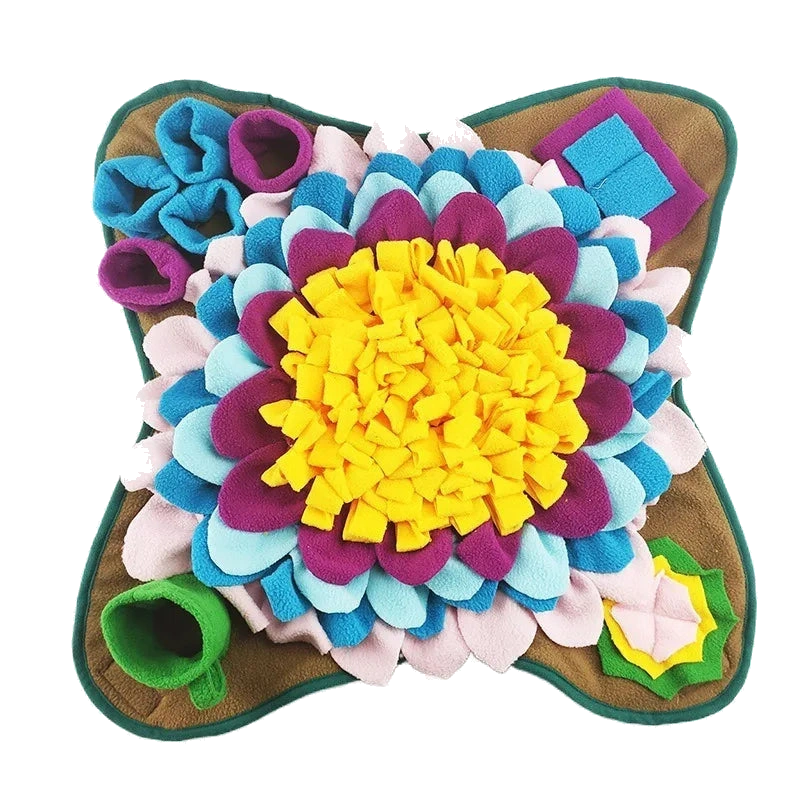 Sunflower snuffle mat in multicolor